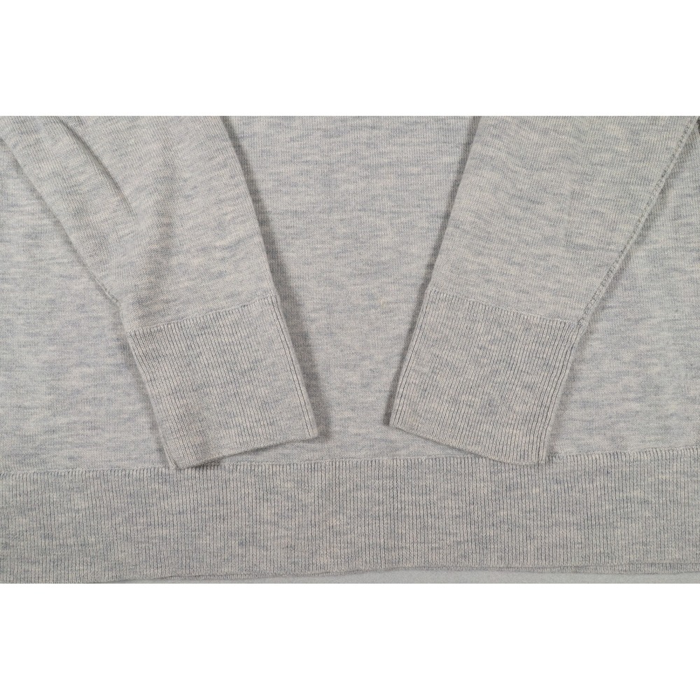 Rag & Bone Jean Mens Gray 100% Merino Wool V-Neck Sweater Size L - Picture 3 of 9